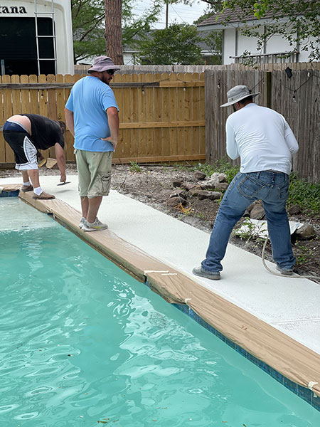 cool deck work