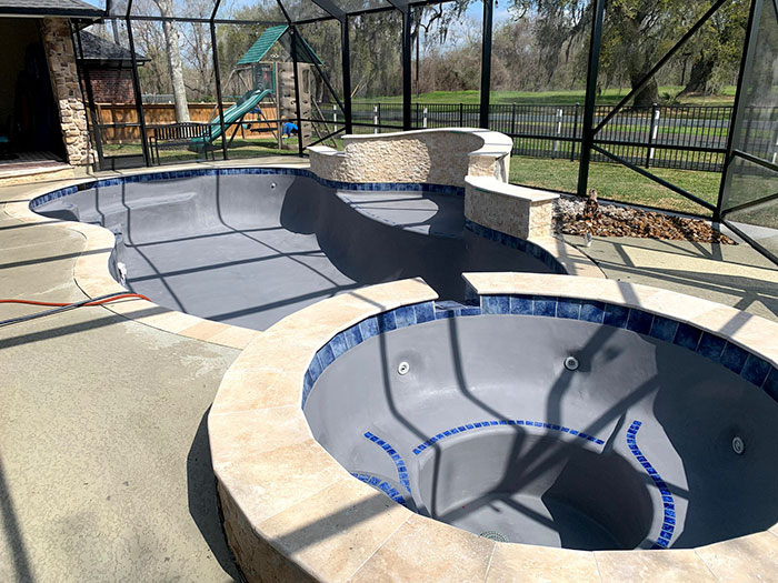 pool replastering