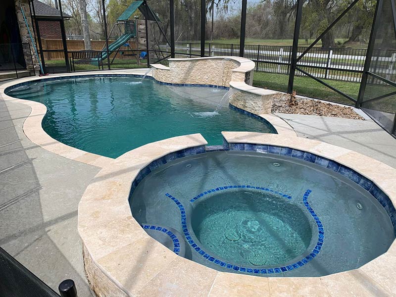 Pool, Hot Tub and Water Features in The Woodlands, TX